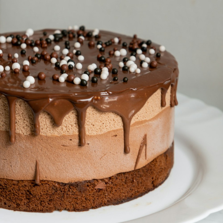 Schoko-Drip-Torte