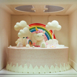 Regenbogentorte